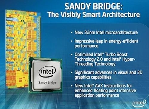 Intel doğruladı: Sandy Bridge işlemcilerinde özel bir hızlandırıcı var