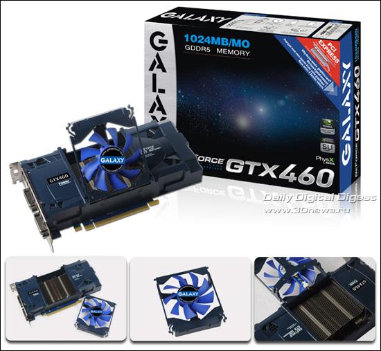 Galaxy, GeForce GTX 460 SE modelini kullanıma sunuyor