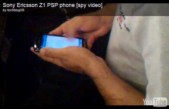 Sony Ericsson PSP Phone, Yunanistan'da kameralara yakalandı (?)