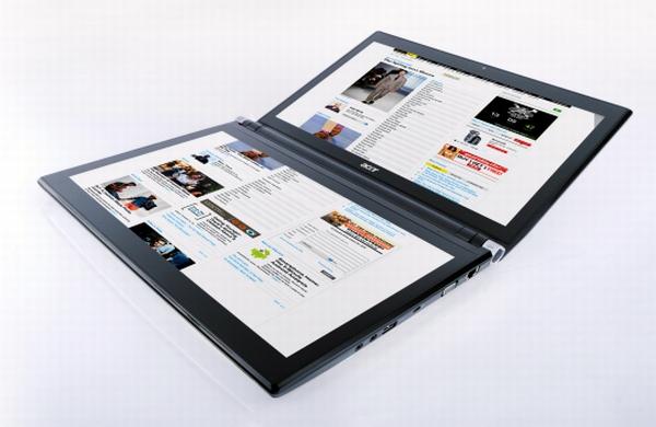 Acer çift ekranlı dizüstü bilgisayarı Iconia'yı Ocak ayında satışa sunuyor