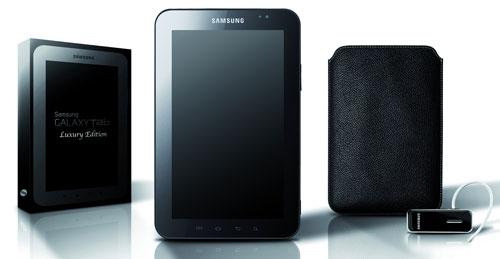 Samsung Galaxy Tab Luxury Edition, Milyoner Fuarı'nda tanıtıldı