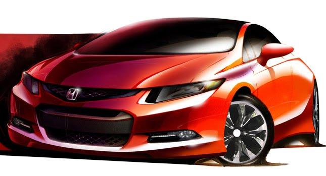 Honda gelecek nesil Civic'in taslak çizimini yayınladı