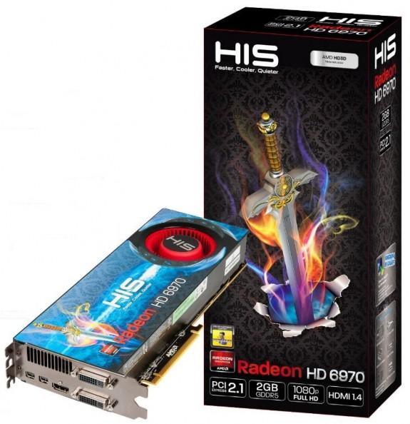 HIS, Radeon HD 6950 ve HD 6970 modellerini duyurdu