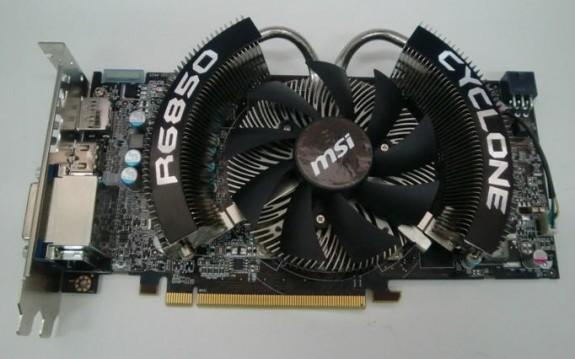 MSI'ın Radeon HD 6850 Cyclone Power Edition modeli satışa sunuluyor