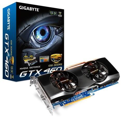 Gigabyte, WindForce 2X soğutuculu GeForce GTX 460 modelini yeniledi