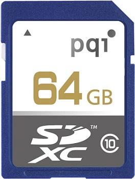 PQI,64GB kapasiteli Class 10 SDXC hafıza kartını duyurdu