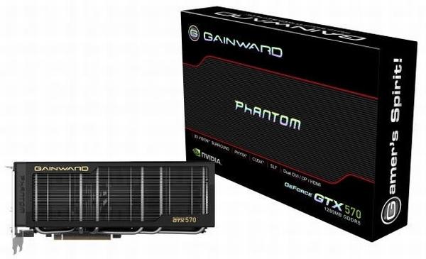Gainward, GeForce GTX 570 Phantom modelini resmi olarak duyurdu