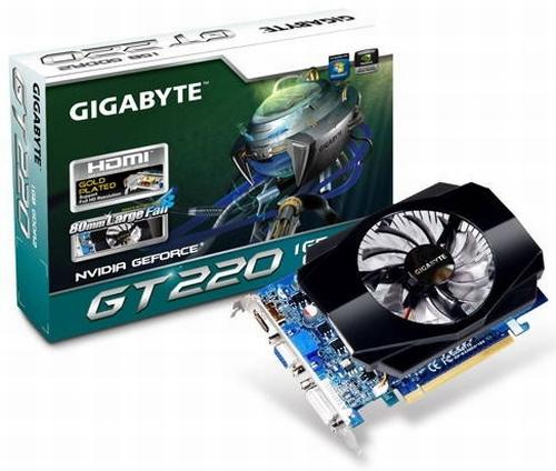 Gigabyte özel soğutuculu GeForce GT 220 modelini duyurdu