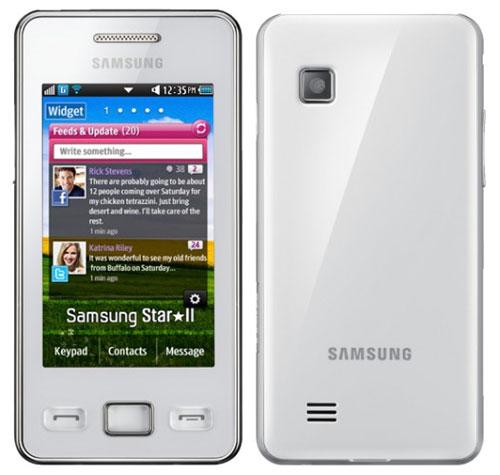 İşte Samsung'un dokunmatik ekranlı yeni yıldızı: S5260 Star II