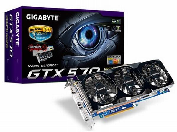 Gigabyte özel tasarımlı GeForce GTX 570 modelini tanıttı