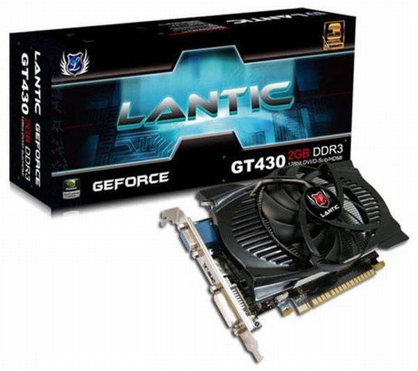 Lantic 2GB DDR3 bellekli GeForce GT 430 modelini duyurdu