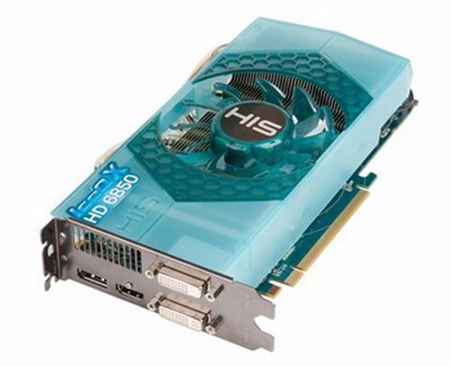 HIS özel tasarımlı Radeon HD 6850 ICEQ X modelini tanıttı