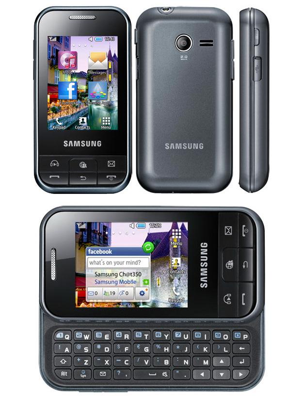 Samsung, QWERTY klavyeli Ch@t ailesini genişletiyor: Ch@t 350