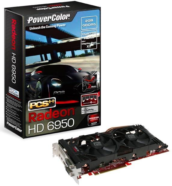 PowerColor özel tasarımlı Radeon HD 6950 PCS++ modelini tanıttı