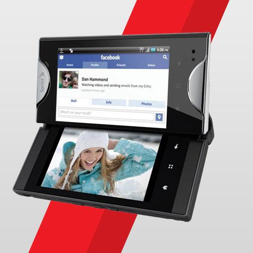 Kyocera Echo: Dünyanın ilk çift dokunmatik ekranlı ve Androidli telefonu