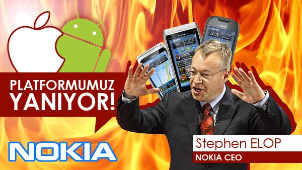 Nokia'dan samimi itiraf: Platformumuz yanıyor!
