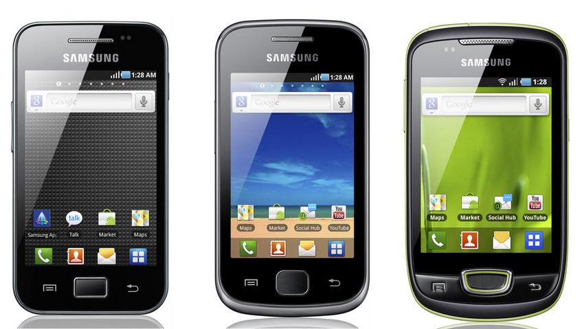 Samsung, Galaxy ailesinden Ace, Gio ve Mini'yi Almanya'da satışa sunmaya hazırlanıyor