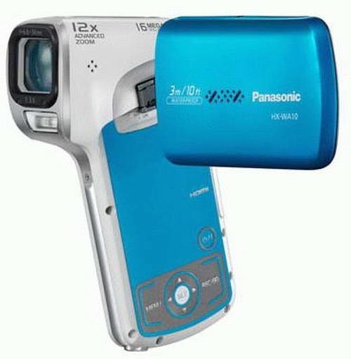 Panasonic'ten dikey tasarımlı su geçirmez kamera; HX-WA10