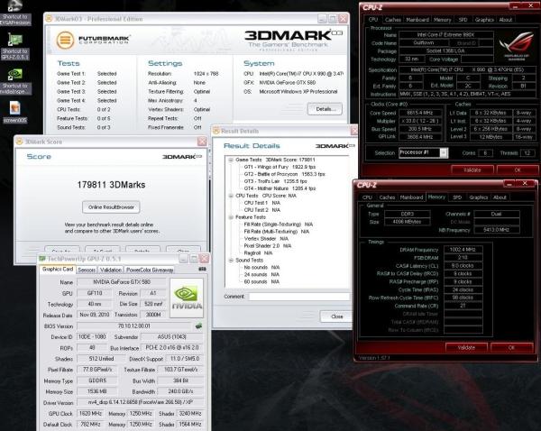 Asus GeForce GTX 580 DirectCU II'nin GPU hızı 1620MHz'e çıkartıldı