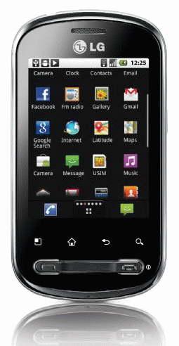 LG'den Android 2.2'li yeni telefon; Optimus Life
