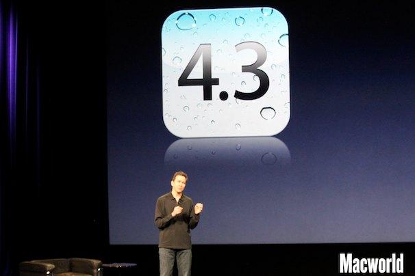 iOS 4.3 tanıtıldı; 11 Mart'ta yayınlanıyor