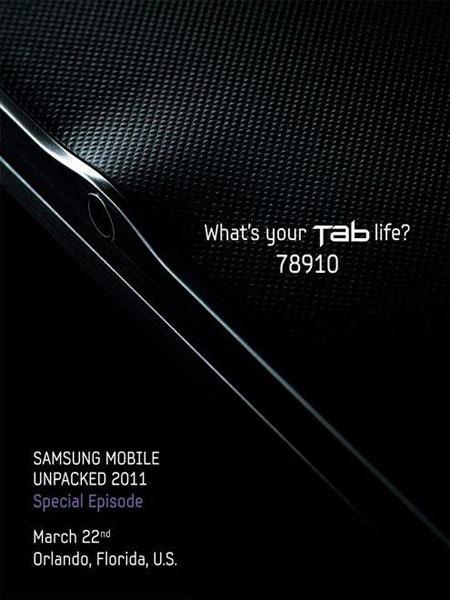 Samsung, 8.9'' ekranlı Android tabletinin lansmanı öncesi yeni bir resim daha yayınladı