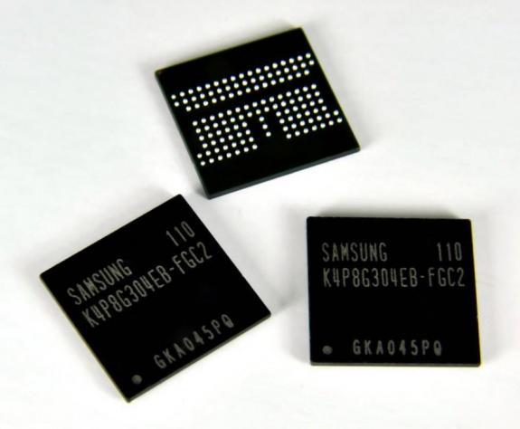 Samsung endüstride ilk defa 4Gb LPDDR2 bellek üretimine başladı