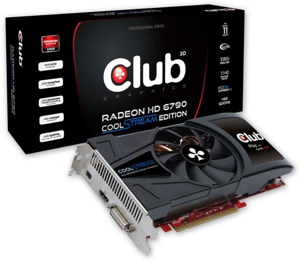 Club3D, Radeon HD 6790 CoolStream modelini duyurdu