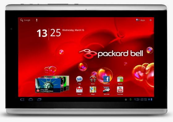 Packard Bell'den Android 3.0 işletim sistemli tablet: Liberty