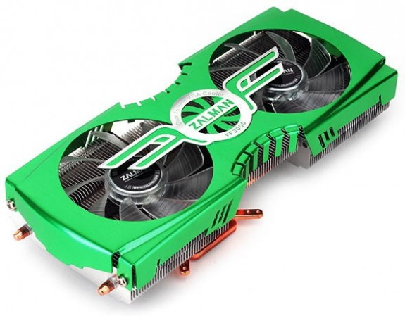 Zalman'dan Nvidia'nın GeForce GTX 570 ve 580 modelleriyle uyumlu yeni soğutucu; VF3000F