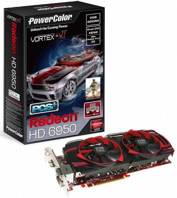 PowerColor'dan üst segment için yeni ekran kartı; Radeon HD 6950 PCS+ Vortex II