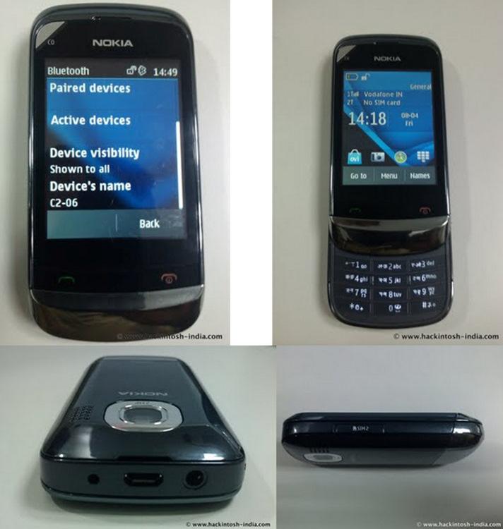 Dokunmatik ekranlı ve çift sim kart destekli Nokia C2-06 kameralara yakalandı