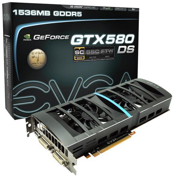 EVGA özel tasarımlı GeForce GTX 580 DS Superclocked modelini duyurdu