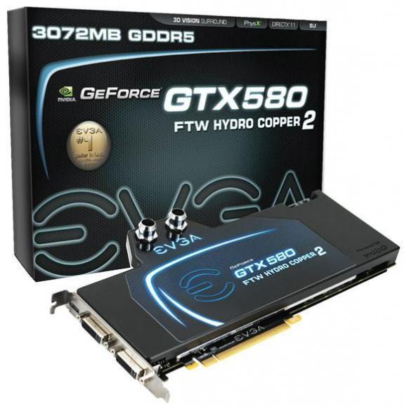 EVGA hem sıvı soğutmalı hem de 3GB GDDR5 bellekli GeForce GTX 580 modelini duyurdu