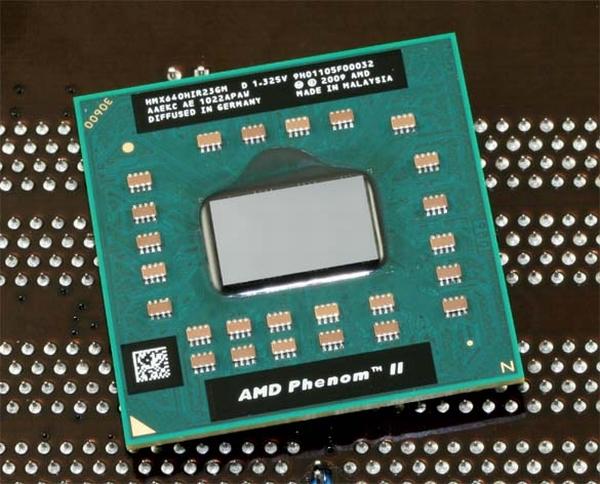 AMD'den 3.2GHz'de çalışan yeni mobil işlemci; Phenom II X640