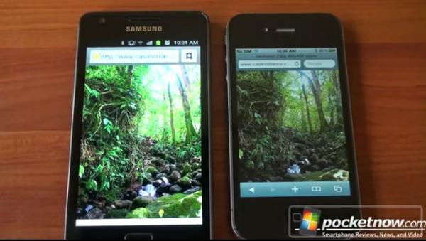 Samsung Galaxy S II, iPhone 4 karşısında; Dikkat çekici görüntü kalitesi ve tarayıcı performansı