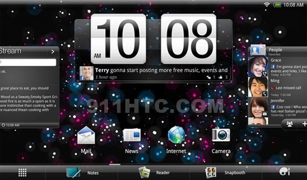 HTC'nin Puccini kod adlı yeni tableti Honeycomb ve 1.5GHz'de çalışan çift çekirdekli işlemciyle geliyor