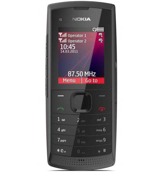 Nokia'dan hoparlör konusunda iddialı çift sim kart destekli cep telefonu: X1-01