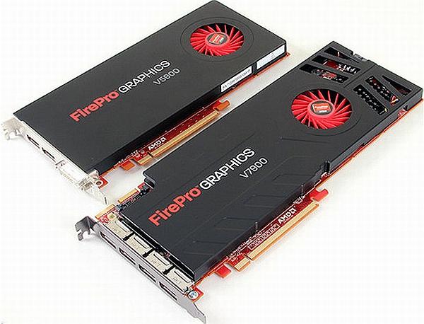 AMD'den profesyonellere yönelik iki yeni grafik kartı; FirePro V5900 ve V7900