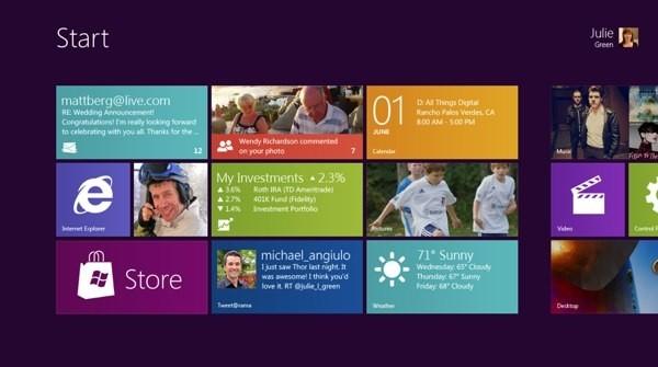 Microsoft, Windows 8'i gösterdi; İşte yeni kullanıcı arayüzü ve diğer detaylar
