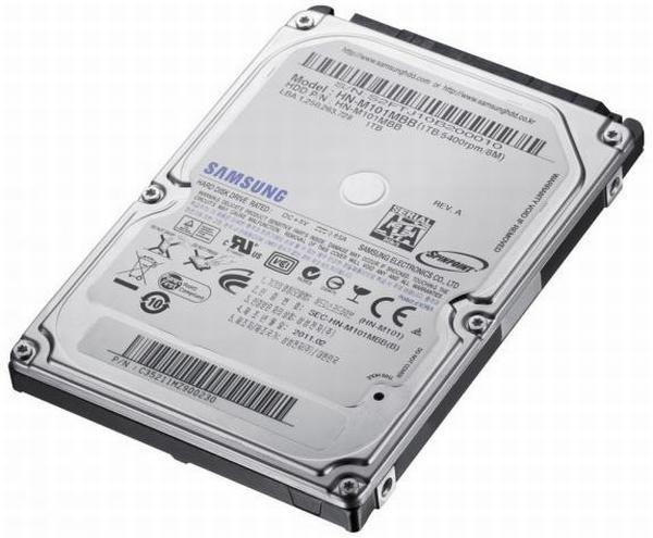 Samsung'dan dizüstü bilgisayarlar için 1TB kapasiteli yeni sabit disk