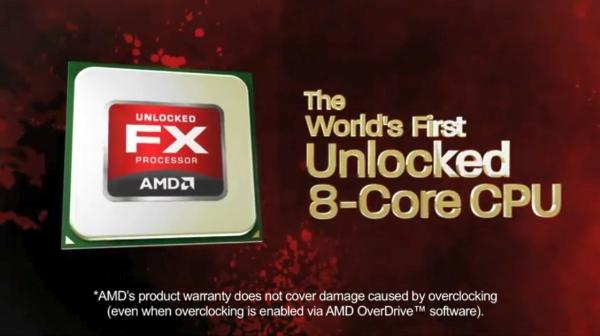 AMD'den 8 çekirdekli Bulldozer FX işlemcileri için ilk tanıtım videosu; 