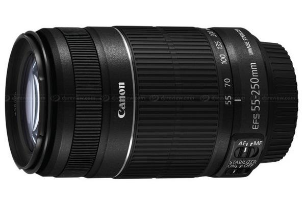 Canon'dan yeni bir telefoto zum objektif: EF-S 55-250 mm f/4-5.6 IS II