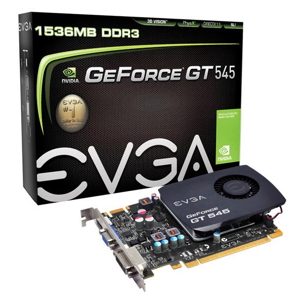 EVGA, GeForce GT 545 modelini duyurdu