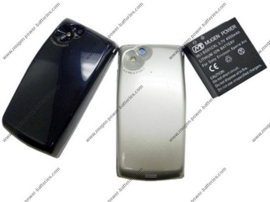 Mugen Power'dan Sony Ericsson Xperia Arc'a özel 1700 mAh ve 4500 mAh'lık batarya