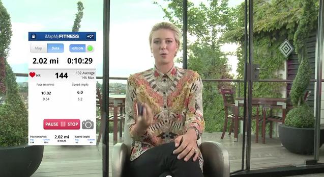 Sony Ericsson'dan ünlü tenisçi Maria Sharapova içerikli Xperia Active reklamı