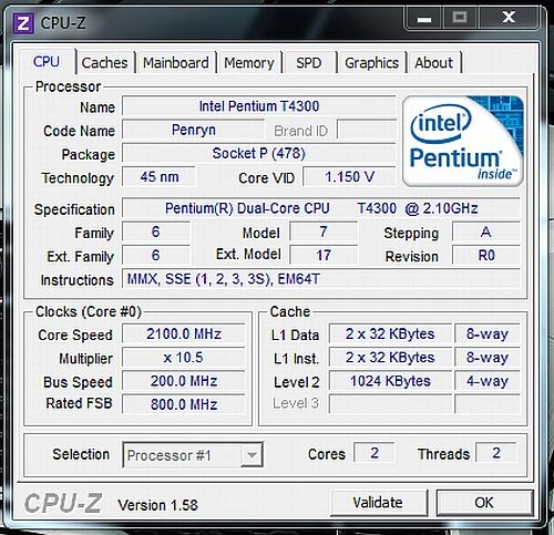 CPU-Z 1.58 kullanıma sunuldu