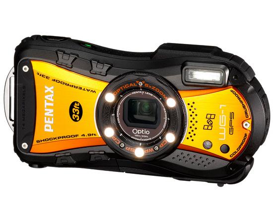 Pentax'ın 100 kg basınca dayanabilen WG-1 GPS modeline turuncu renk eklendi