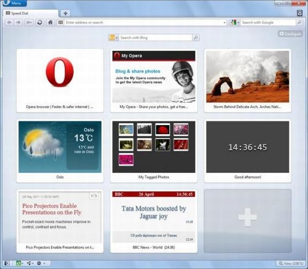Opera internet tarayıcısının 11.50 sürüm numaralı yeni versiyonu çıktı