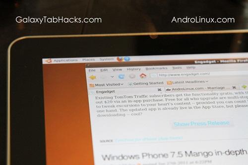 Video: Galaxy Tab 10.1 ve Ubuntu bir arada